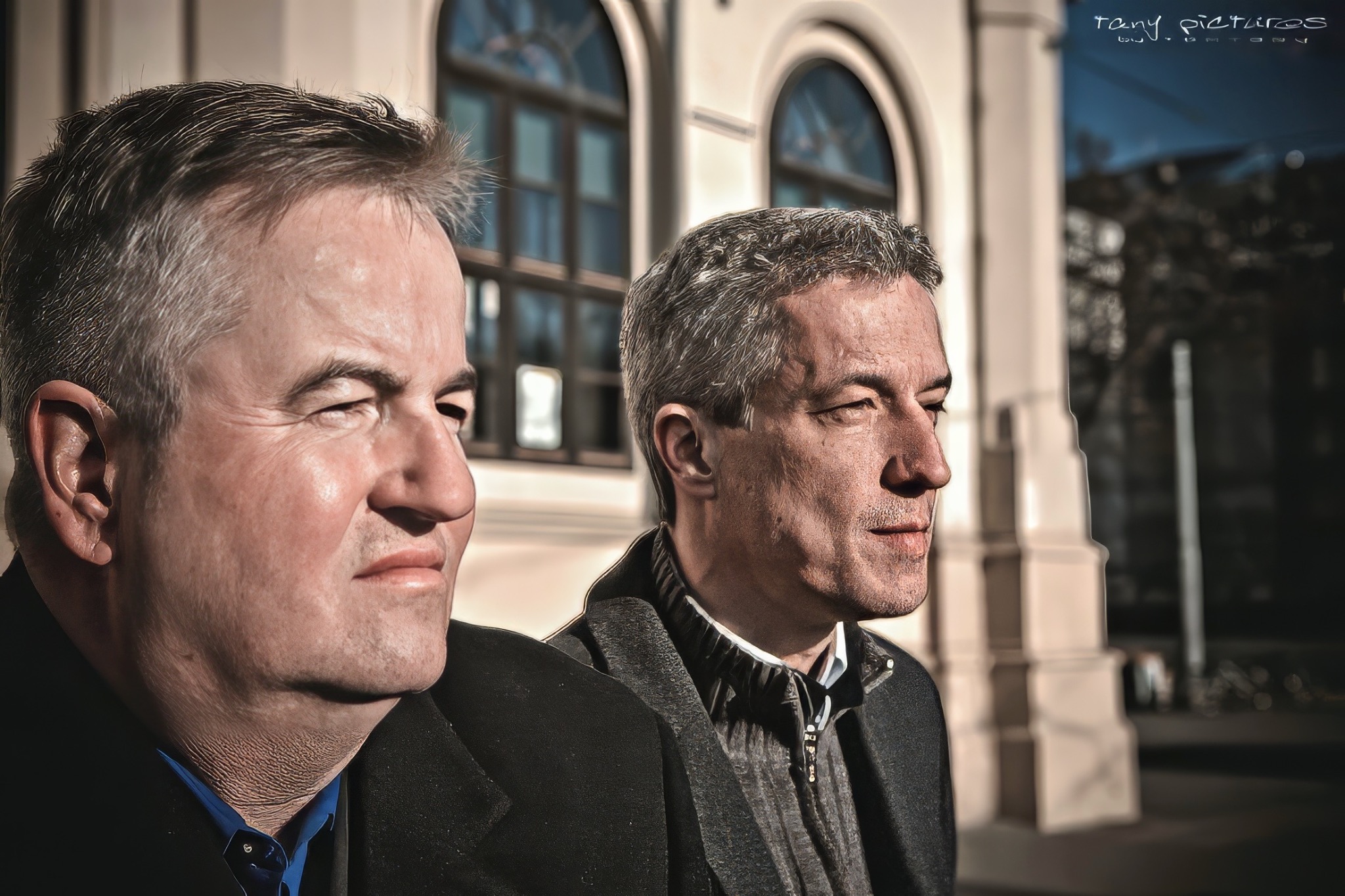 Markus Burger and Jan von Klewitz together in Vienna